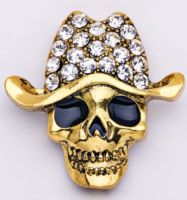 image_229 Halloween broche bling bling schedel