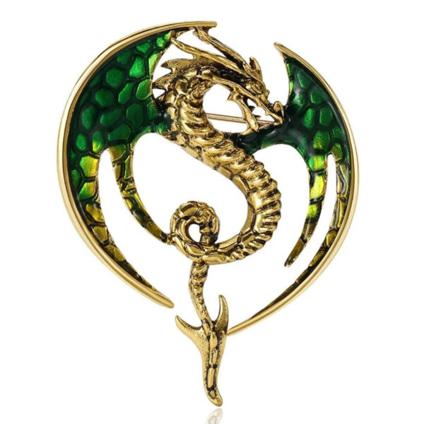 image_16 Gouden drakenbroche