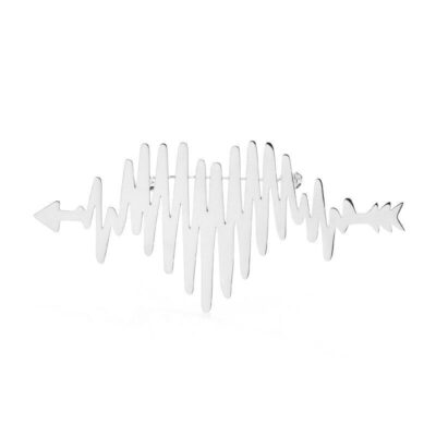 image_194 Broche met hartvormig cardiogram