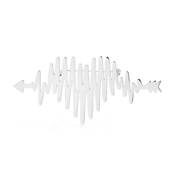 image_194 Broche met hartvormig cardiogram