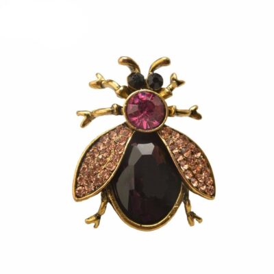 image_213 Broche met bij en vurig verlangen