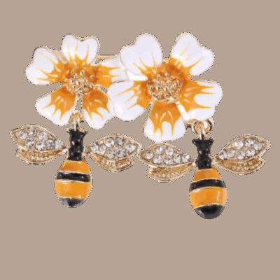 image_258 Broche met honingbijen