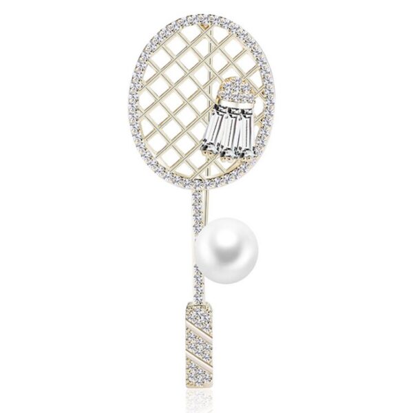 image_283 Originele broche badminton elegance