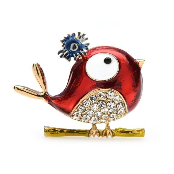 image_289 Broche met grappige vogel
