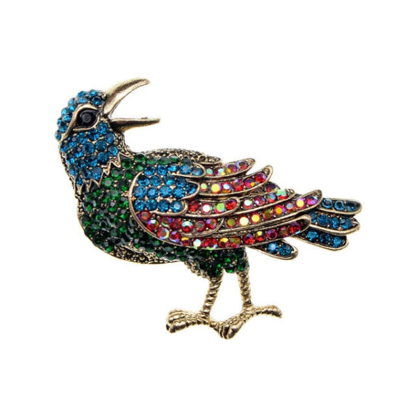 image_308 Broche met vurig fonkelende vogels