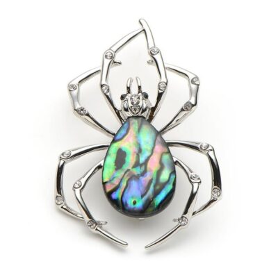 image_366 Spinnenbroche met veelkleurige reflecties