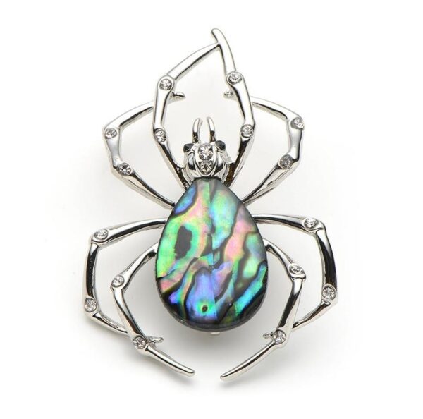 image_366 Spinnenbroche met veelkleurige reflecties