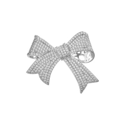 image_368 Originele broche vlinderdas & strass
