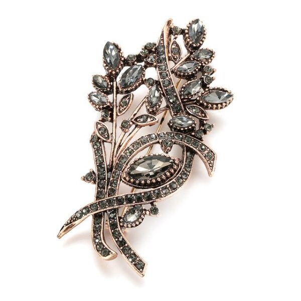 image_404 Antieke broche met antiek boeket