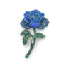 image_441 Broche met marineblauwe roos