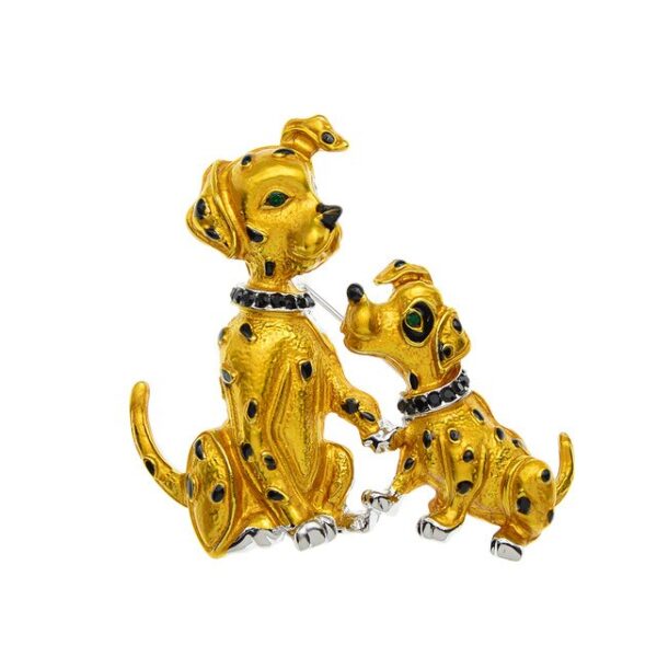 image_512 Broche hond goudkleurige dalmatiërs