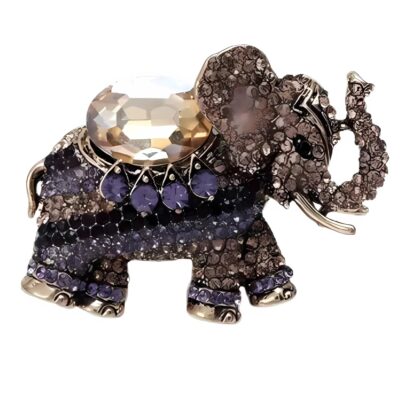 image_53 Broche olifant met strass