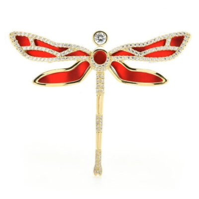 image_540 Broche libelle koningsblauw