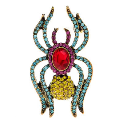 image_636 Spinnenbroche moederkoningin strass