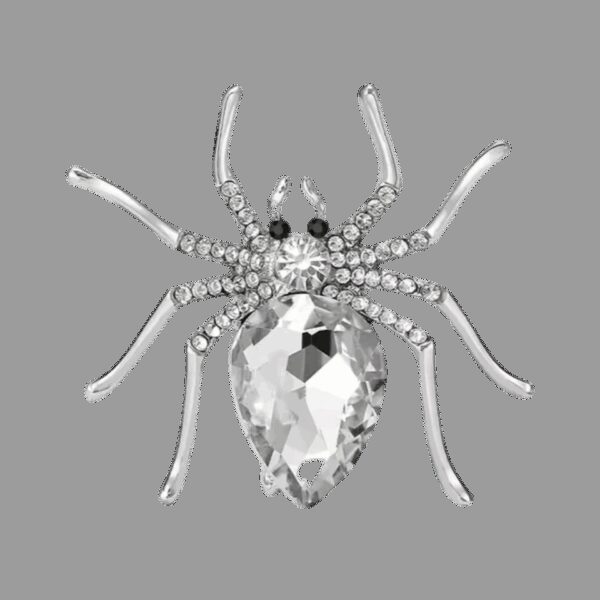 image_667 Spinnenbroche met synthetische diamant