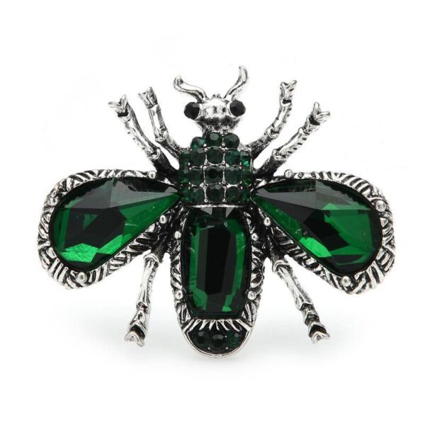 image_672 Smaragdgroene kristallen bijenbroche